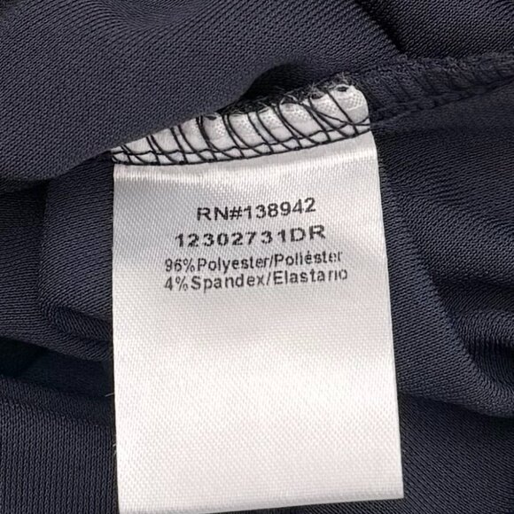 del RĀ Draped Waist Sleeveless Top | Midnight Blue | Size M | NWT - Picture 8 of 9